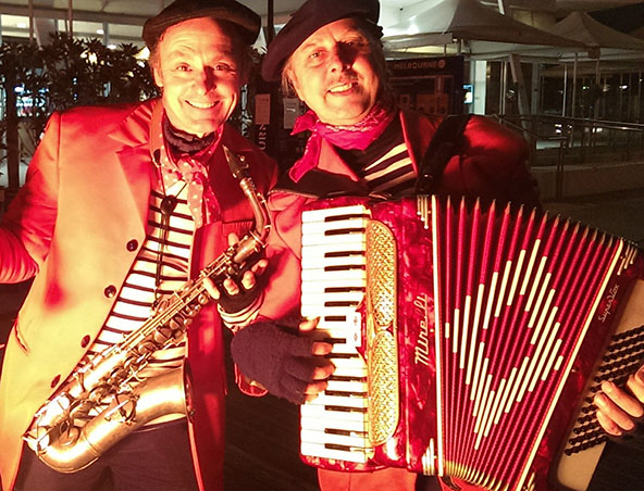 Accordion and Saxophone Duo